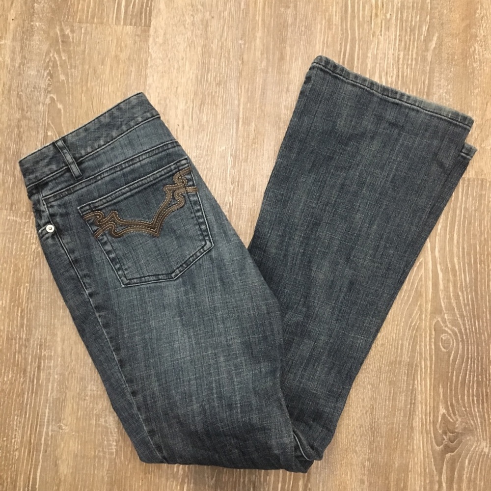 Michael Kors jeans 6 bootcut embellished pockets